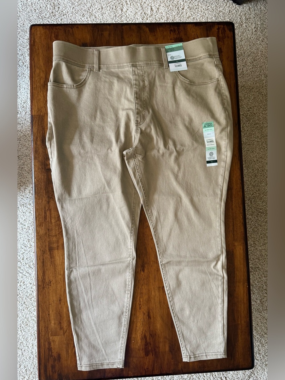 Skinny Stretch Khaki in Tan